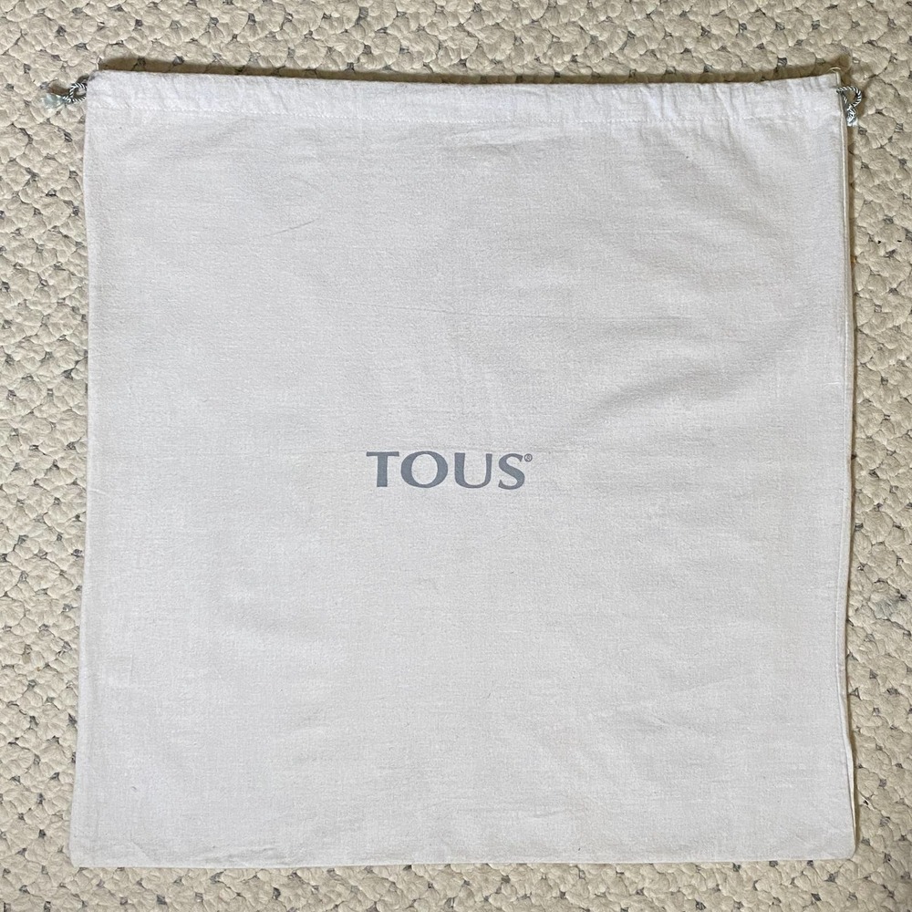 TOUS Large Tote Bear Duffle Messenger Dust Bag XL Signature Sleeper 21" 20.5"